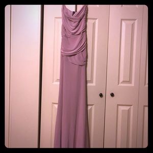 Strapless formal dress
